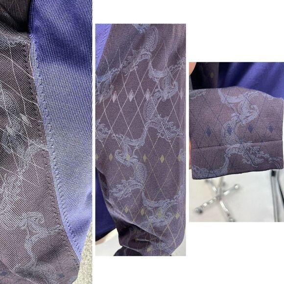 Nike Golf Womens Argyle Sweater DriFit Tour Performance Size Medium 8 10 - Picture 6 of 13